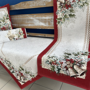 Gobelínové ubrusy Vánoce - Vánoční zvonečky