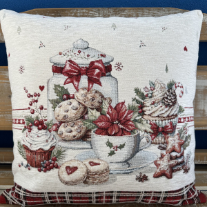 Gobelínové polštáře Vánoce - Chenille Eden 4122
