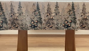 Gobelínové ubrusy vánoční -  Chenille Stromečky