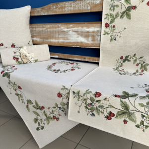 Celoroční gobelínové ubrusy - Jahody