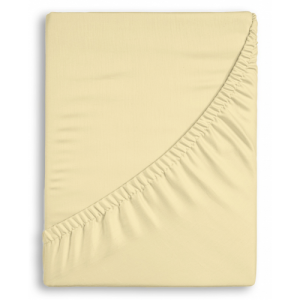 Prostěradla bavlněné - Mako Jersey s lycrou Krémová č.1