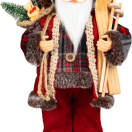 Mikuláš (30 cm), červený