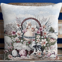 Gobelínové velikonoční polštáře žinylka 0653