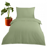Bambusové saténové povlečení - olivové č.13
