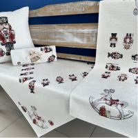 Gobelínové ubrusy vánoční - chenille 1024