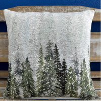 Gobelínové polštáře vánoční chenille - 1274