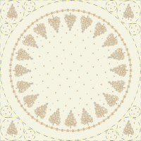 Gobelínové ubrusy vánoční- Sněhobílá se stromkem