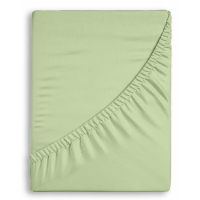 Prostěradla bavlněné - Mako Jersey s lycrou Olivová č.13