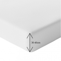 Prostěradla bavlněné - Mako Jersey s lycrou šedá.19