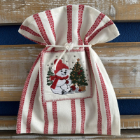 Vrecúško bavlnené TE 10676 Snehuliak