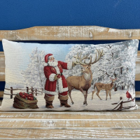 Gobelínový vánoční polštář - Eden 1151