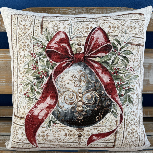Gobelínové polštáře Vánoce - Chenille Eden 1327