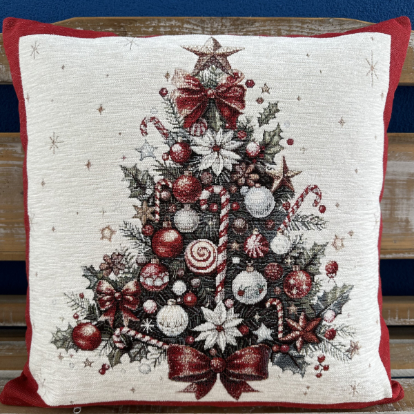 Gobelínové polštáře Vánoce - Chenille Eden 3321