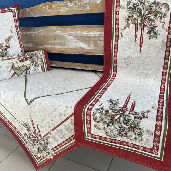 Gobelínové ubrusy Vánoce - Vánoční svíčky