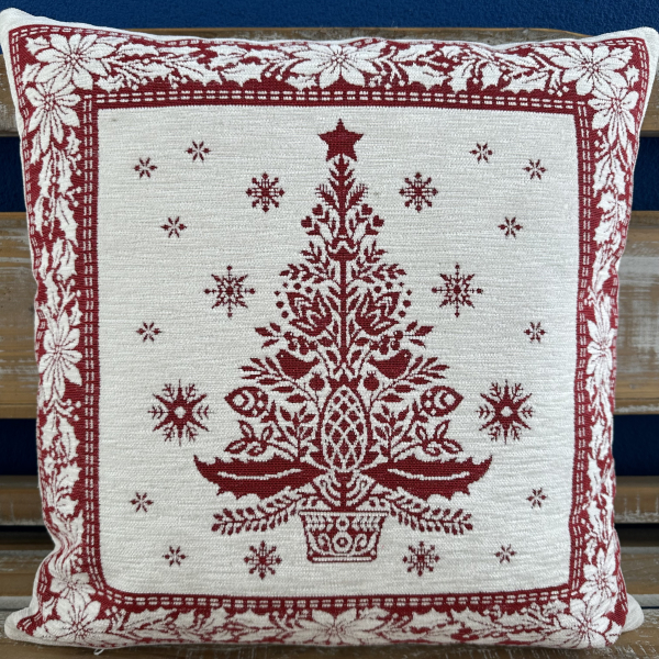 Gobelínové polštáře Vánoce - Chenille Eden 1255