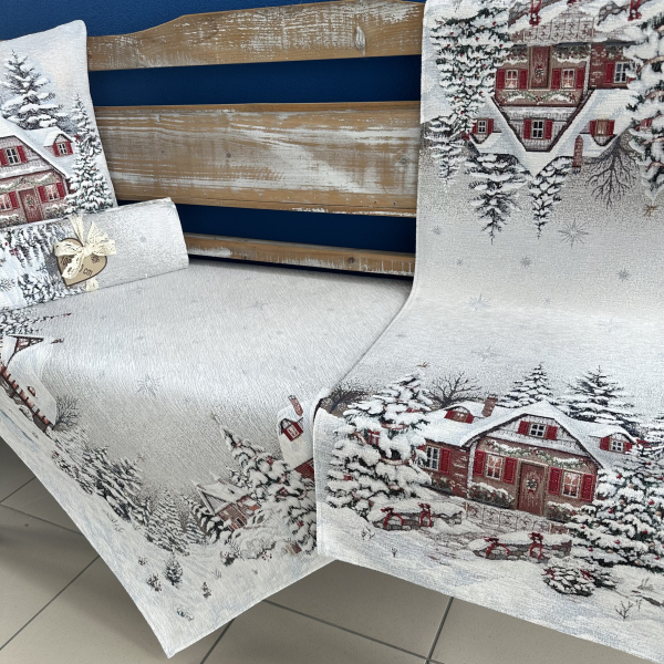 Gobelínové ubrusy Vánoce - Krajinka