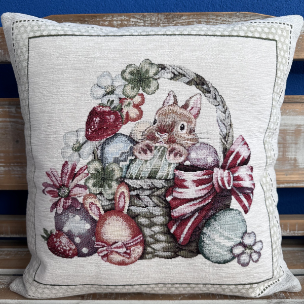 Gobelínové velikonoční polštáře žinylka 0646