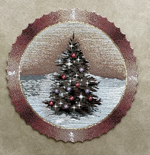 Gobelínové ubrusy Vánoce - chaloupky