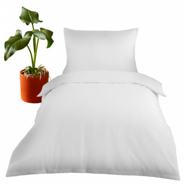 Bambusové saténové povlečení - bílé č.1
