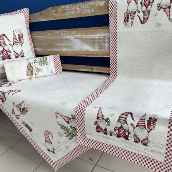 Gobelínové ubrusy vánoční - chenille 1279 NA