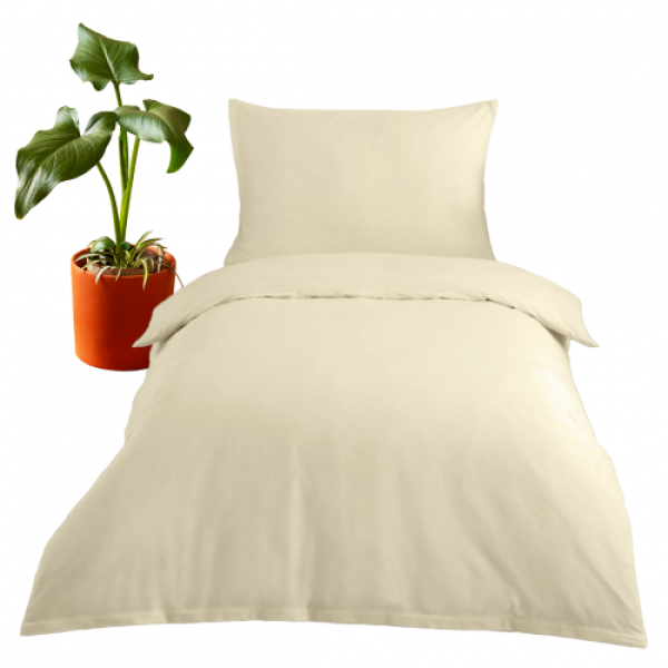 Bambusové saténové povlečení -krémové č.2