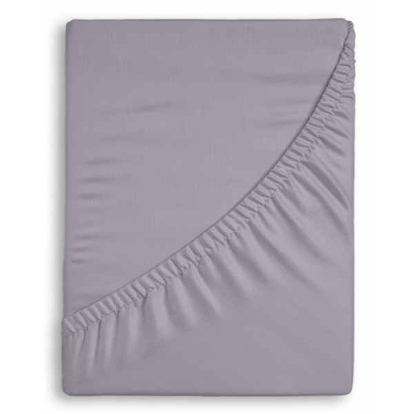 Prostěradla bavlněné - Mako Jersey s lycrou šedá.19