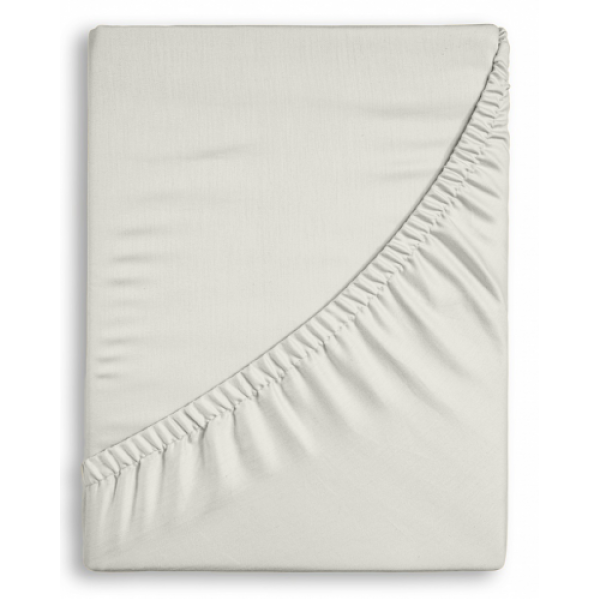 Prostěradla bavlněné - Mako Jersey s lycrou Slonová kost č. 14