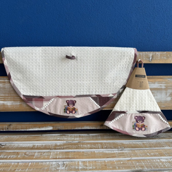 Bavlněná kuchyňská utěrka kruh 60cm TE 10671